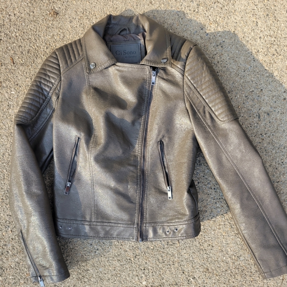 Ci Sono leather Jacket by Cavalini